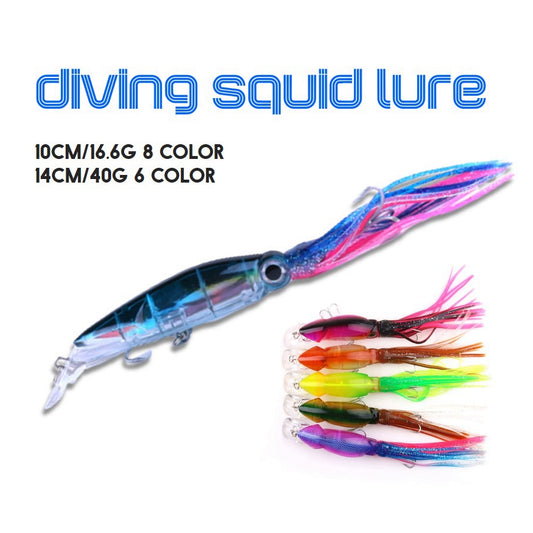 Diving squid lure