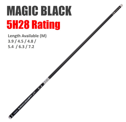 Magic Black Pole Rod 5H28 Rating PR005