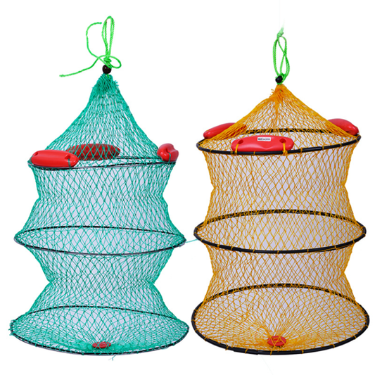 Collapsible net with float