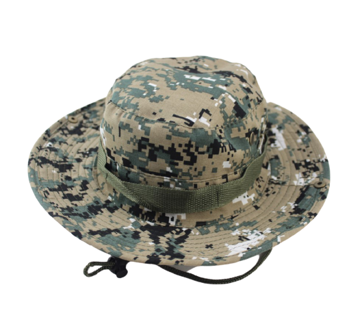 Pixel Camouflage Jungle Bucket Hat HG009
