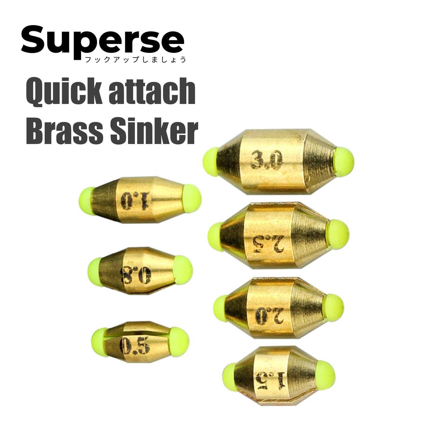 Superse Quick attach Brass Sinker SK06
