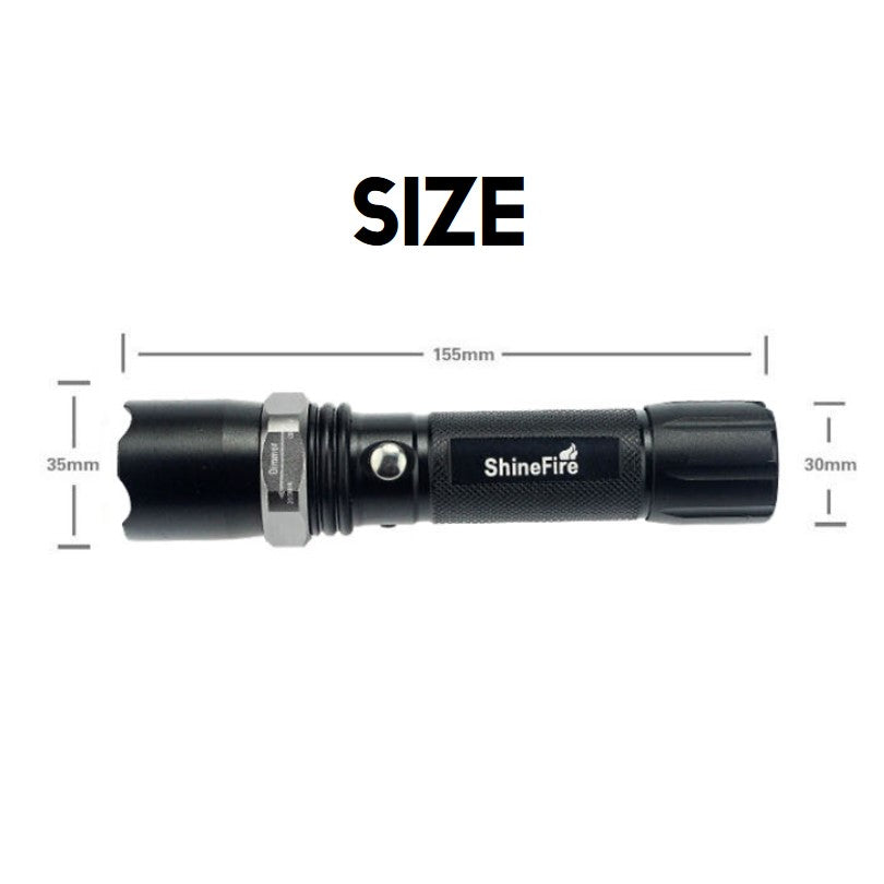 3w tactical swat heavy duty rechargeable flashlight M3 Rechargeable LED Torch light