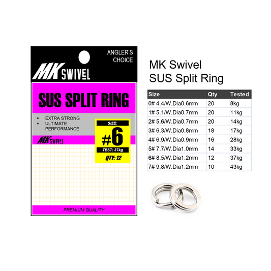 MK Swivel SUS Split Ring MK021