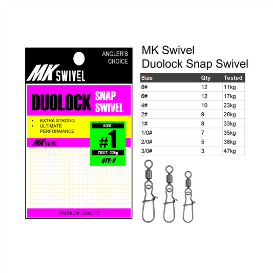 MK Swivel Duolock Snap Swivel MK027