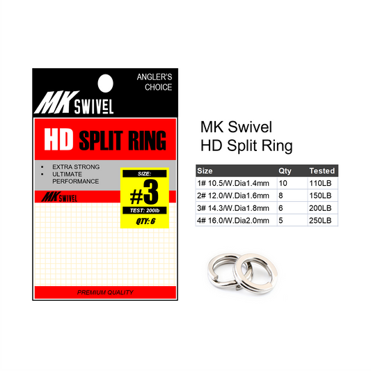 MK Swivel HD Split Ring MK022