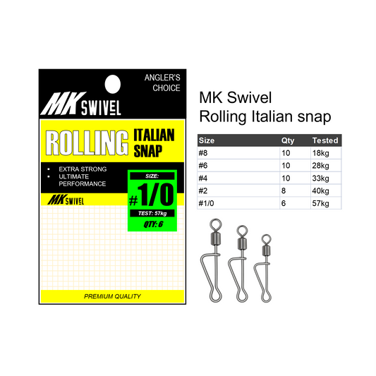 MK Swivel Rolling Italian snap MK029