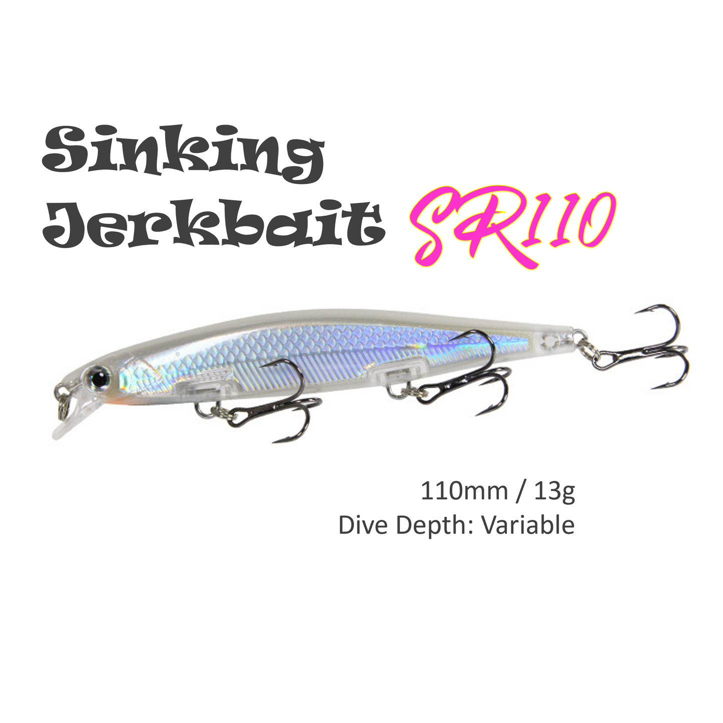 SR110 Sinking Jerkbait