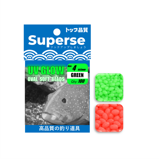 Superse Oval UV Soft Glow Beads TE02