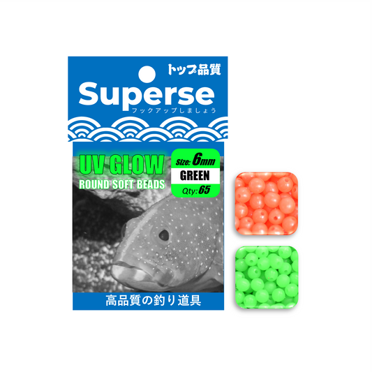 Superse Round UV Soft Glow Beads TE01